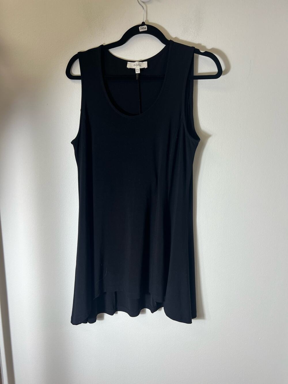 Colletta black swing tank size 8